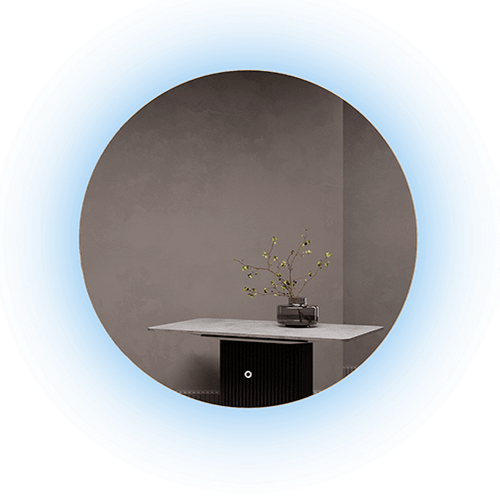 Зеркало с подсветкой 3 в 1, RAUNTEL NF LED L, D100 см