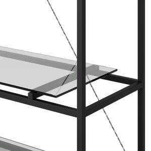 Стеллаж DEFALE черный, 40 х 142 х 202 см