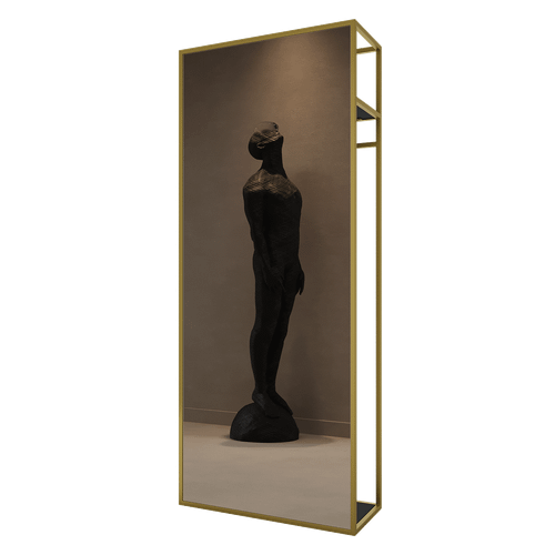 Зеркало-стеллаж KATARIS XL золотой, 200 x 80 см