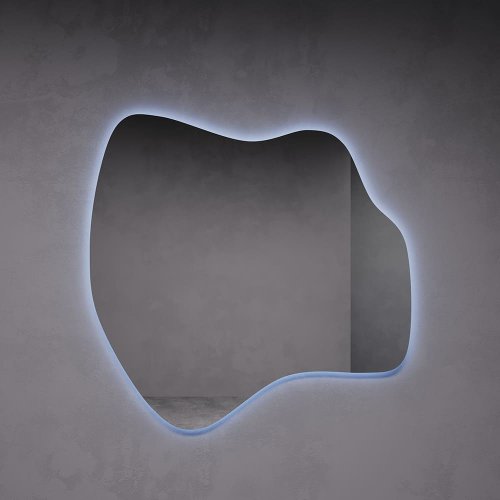 Зеркало NUVOLUR NF LED с холодной подсветкой, 180 х 180 см