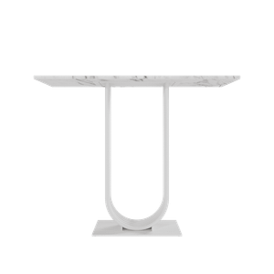 Консоль ARFEO 100 х 35 см, белый мрамор/белый