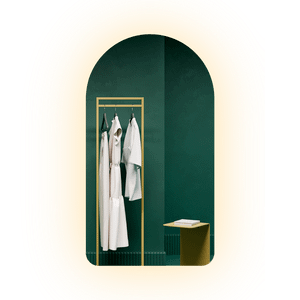 Зеркало с нейтральной подсветкой, ARKELO NF LED S, 90 x 50 см