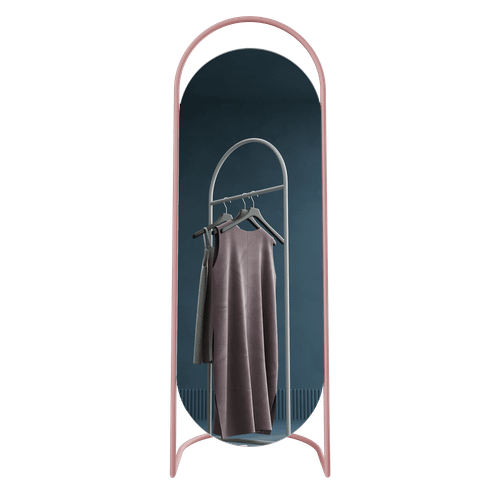 Зеркало в розовой раме EVELUM, 163 х 54 см