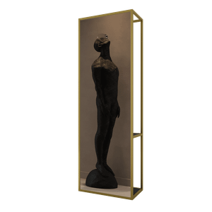 Зеркало-стеллаж KATARIS L золотой, 180 x 60 см