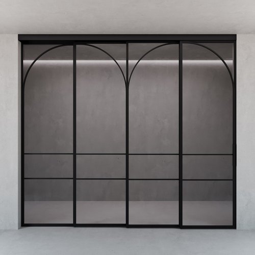 Каскадная перегородка с осветленным стеклом FLYIOT