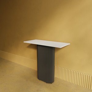 Консоль TRUBIS 80 х 35 см, белый/черный