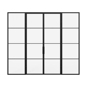 Распашная перегородка с осветлённым стеклом CALISTASA