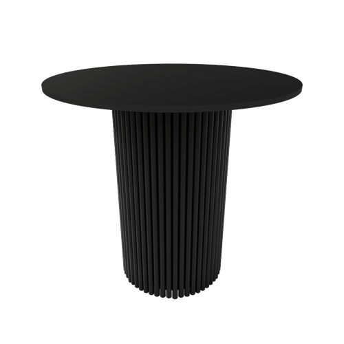 Обеденный стол TRUBIS Wood L D80 см, черный