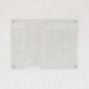 Стеклянная маркерная доска прозрачная 90 x 120 см