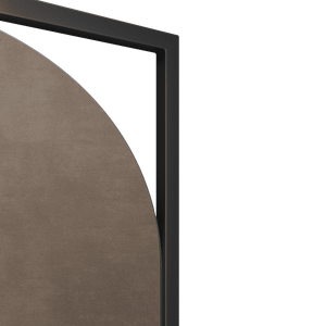 Зеркало в черной раме KVADEN L, 180 х 60 см