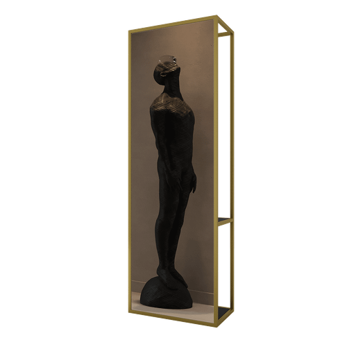 Зеркало-стеллаж KATARIS L золотой, 180 x 60 см