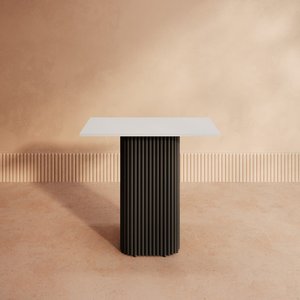 Консоль TRUBIS 80 х 35 см, белый/черный