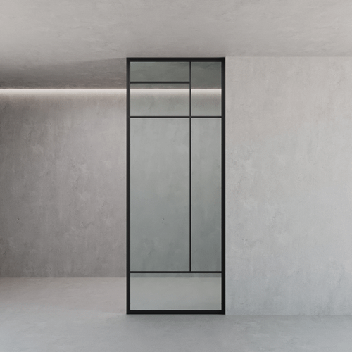 Статичная перегородка с бесцветным стеклом FURNIMA 100 х 260 см