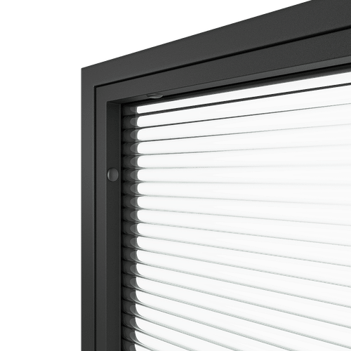 Перегородка с декоративной плёнкой ZONIQUE черная, 240 х 100 см