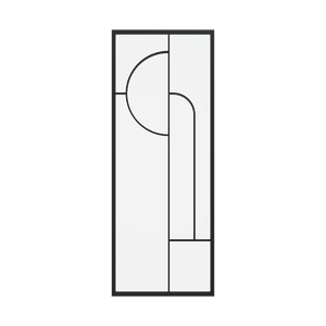 Статичная перегородка с бесцветным стеклом COUCHICA