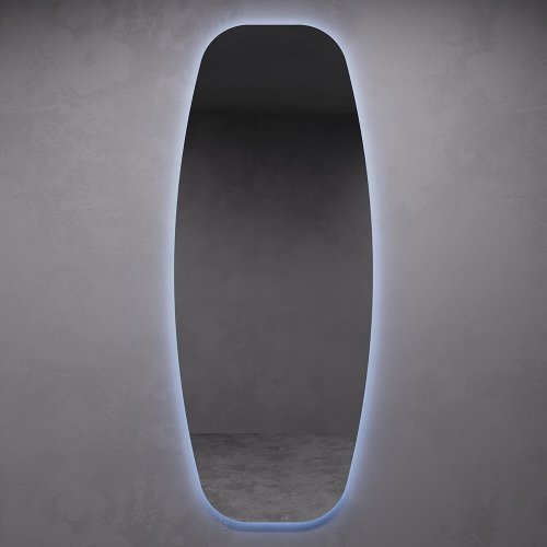 Зеркало FALENSO NF LED с холодной подсветкой, 200 х 80 см