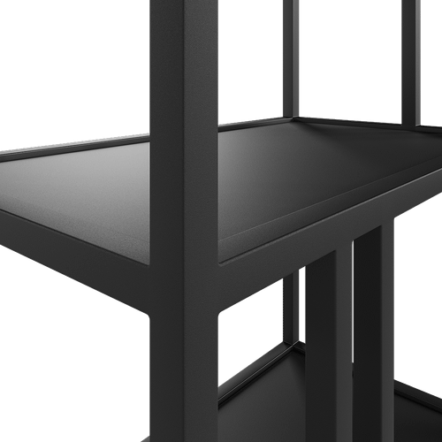 Стеллаж ETAZIUM M черный, 34 х 60 х 200 см