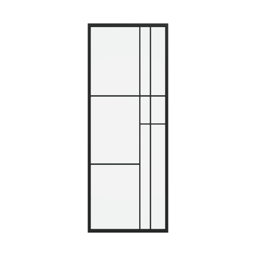 Статичная перегородка с бесцветным стеклом MIRENTIS 100 х 260 см