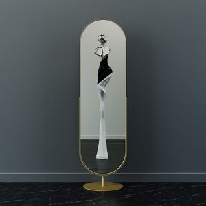 Зеркало в золотой раме OZEVIS, 165 х 46 см