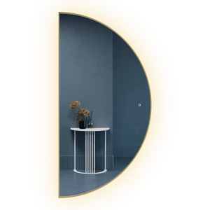 Зеркало в золотой раме с подсветкой 3 в 1 RONTUS M LED, 160 х 80 см