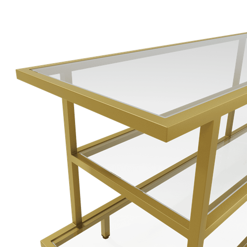 Тумба золотая BOSCUR, 184.5 х 39.5 см