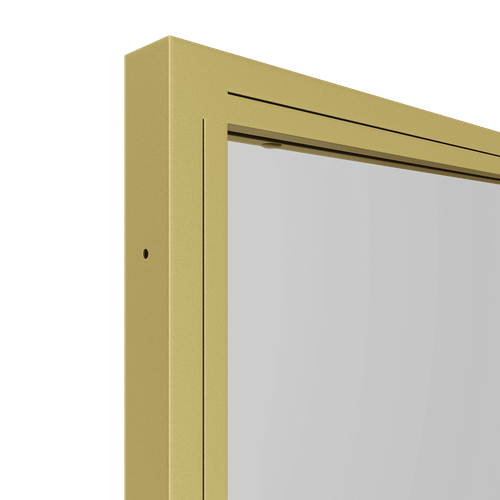 Перегородка с тонированным стеклом ZONIQUE золотая, 220 х 70 см