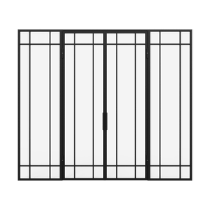 Распашная перегородка с осветленным стеклом FLOROVIA