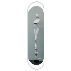 Зеркало в белой раме EVELIX L, 178 х 48 см