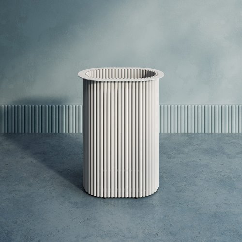 Подстолье белое TRUBIS Ellipse, 50 х 30 см