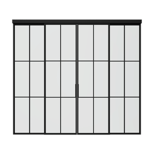 Раздвижная перегородка с бесцветным стеклом BORKUMA