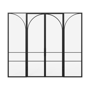 Распашная перегородка с осветленным стеклом FLYIOT