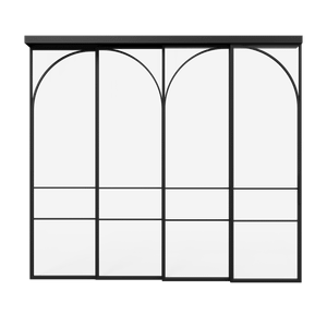 Каскадная перегородка с осветленным стеклом FLYIOT