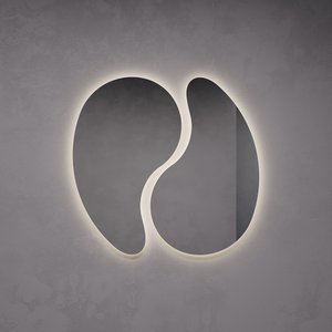 Зеркало EMBREUS NF LED с нейтральной подсветкой, 91.6 х 55 см