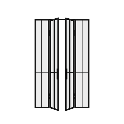 Распашная перегородка с бесцветным стеклом METHOYA Slim 160 х 260 см