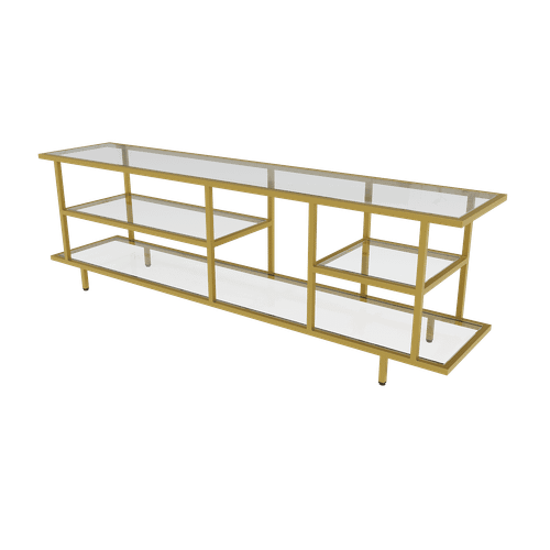 Тумба золотая BOSCUR, 184.5 х 39.5 см