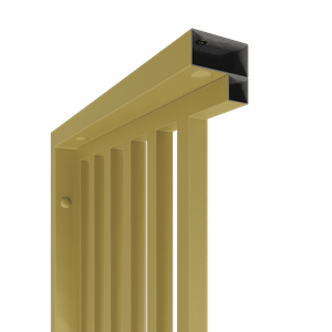 Перегородка золотая LATTIQUE V, 200 х 91 см