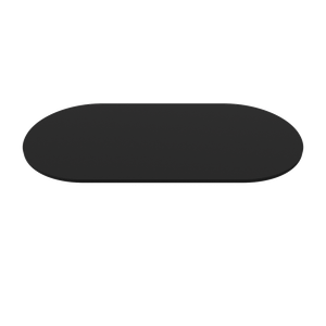 Столешница черная ЛДСП, 120 х 80 х 1.6 см