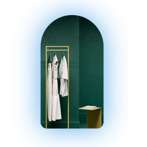 Зеркало с холодной подсветкой, ARKELO NF LED S, 90 x 50 см