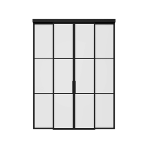 Раздвижная перегородка с бесцветным стеклом CHAIROVIA 200 х 260 см