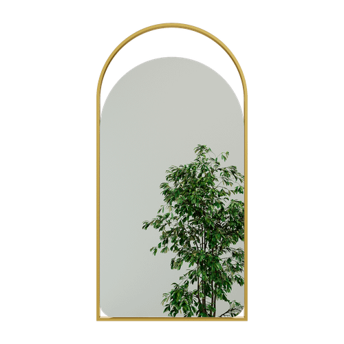 Зеркало в золотой раме ARKELO S, 102 х 52 см