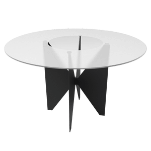 Обеденный стол FARFETTO черный D120 см