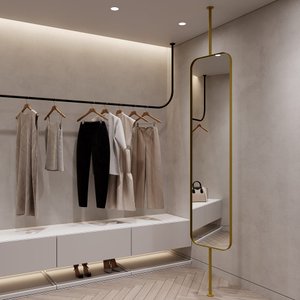 Зеркало в золотой раме VERUF