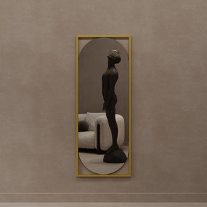 Зеркало в золотой раме KVADEN M, 139 х 54 см