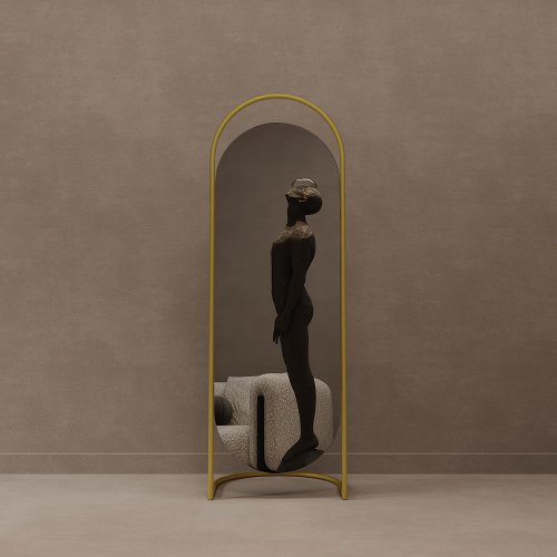 Зеркало в золотой раме EVELUM, 163 х 54 см