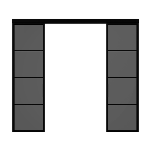 Раздвижная перегородка с тонированным стеклом CALISTASA 300 х 260 см