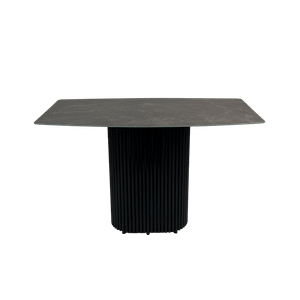 Обеденный стол TRUBIS с фотопечатью под тёмный мрамор, 120 х 71.5 см