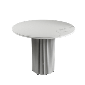 Обеденный стол с керамогранитом TRUBIS L D100 см