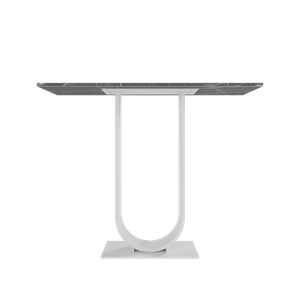 Консоль ARFEO 100 х 35 см, темный мрамор/белый