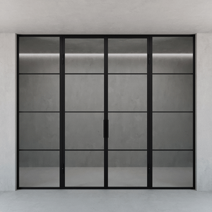 Распашная перегородка с бесцветным стеклом CALISTASA