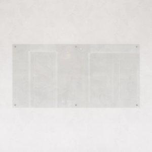 Стеклянная маркерная доска прозрачная 120 x 240 см